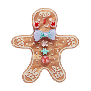 BONUS GIFT Santa's Snack Brooch  -  Erstwilder  -  Quirky Resin and Enamel Accessories