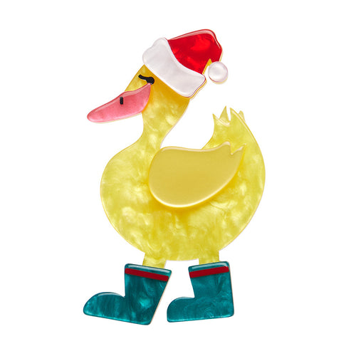 Merry Quack-Mas Brooch