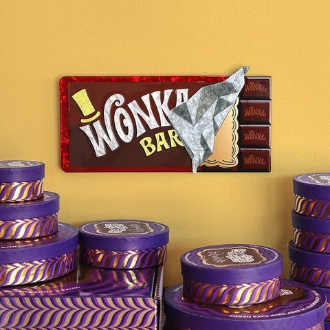 Winning Wonka Bar Wall Art  -  Erstwilder  -  Quirky Resin and Enamel Accessories