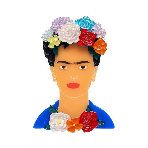 My Own Muse Frida Brooch  -  Erstwilder  -  Quirky Resin and Enamel Accessories