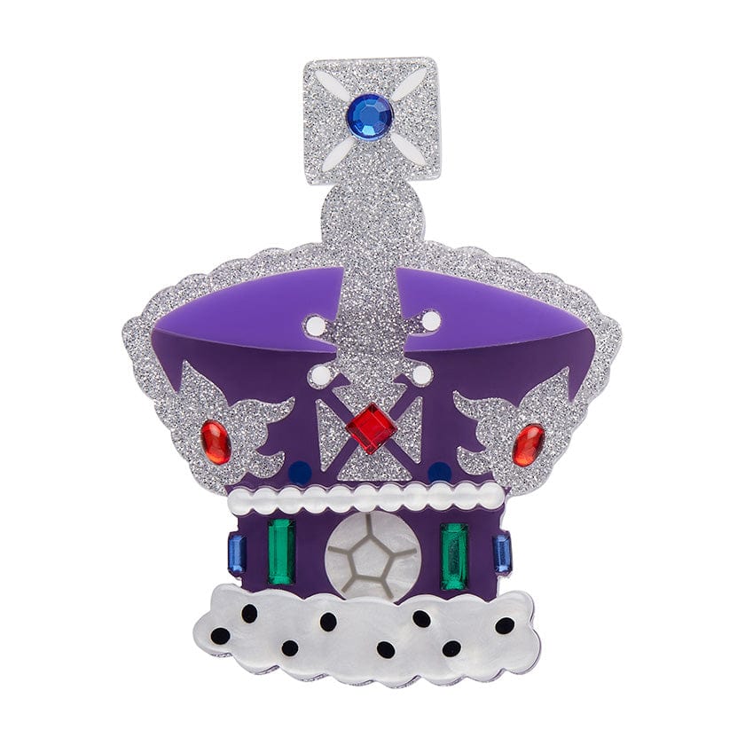 Crown Jewels Brooch  -  Erstwilder  -  Quirky Resin and Enamel Accessories