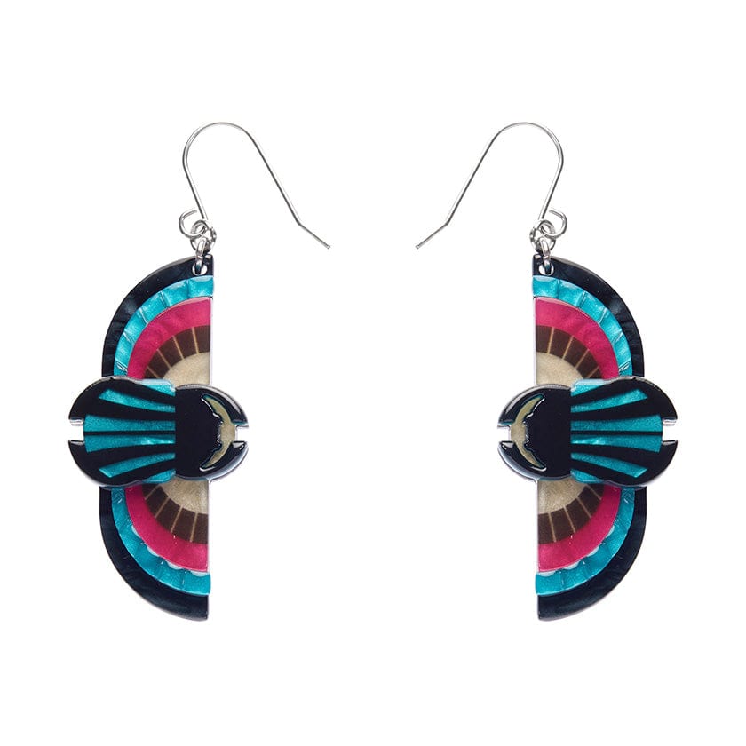 Regal Intrigue Drop Earrings  -  Erstwilder  -  Quirky Resin and Enamel Accessories