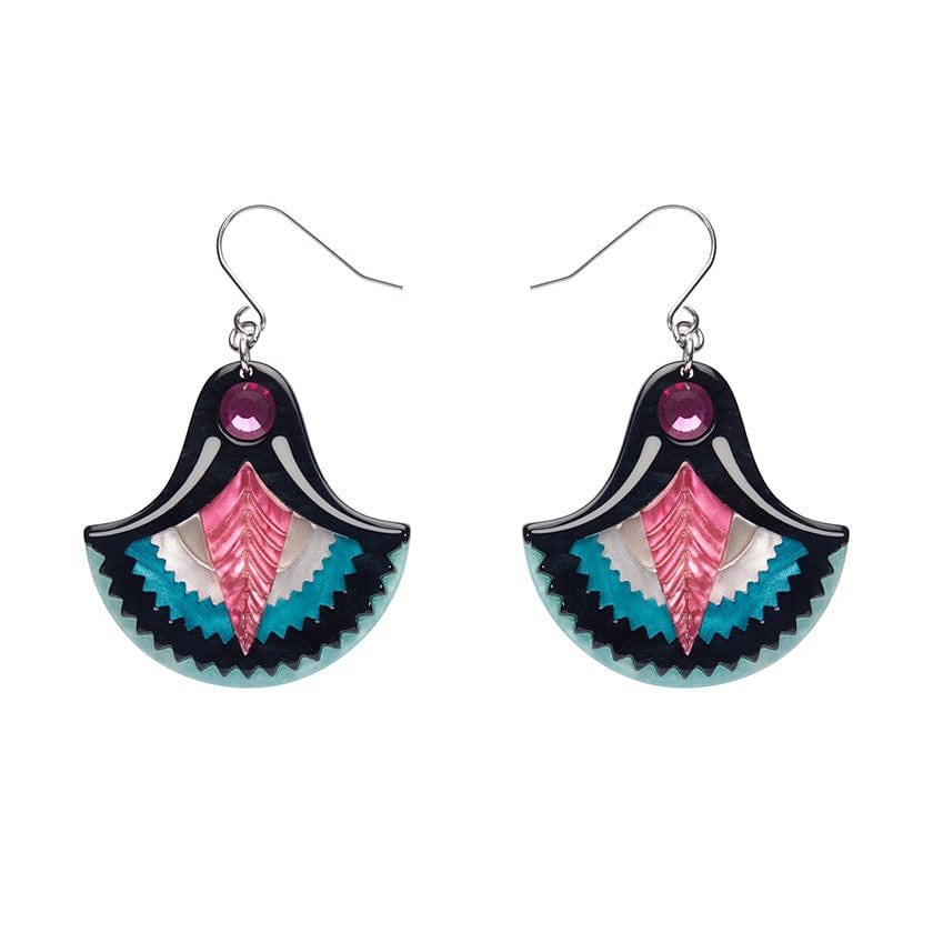 Whispers of the Nile Drop Earrings  -  Erstwilder  -  Quirky Resin and Enamel Accessories