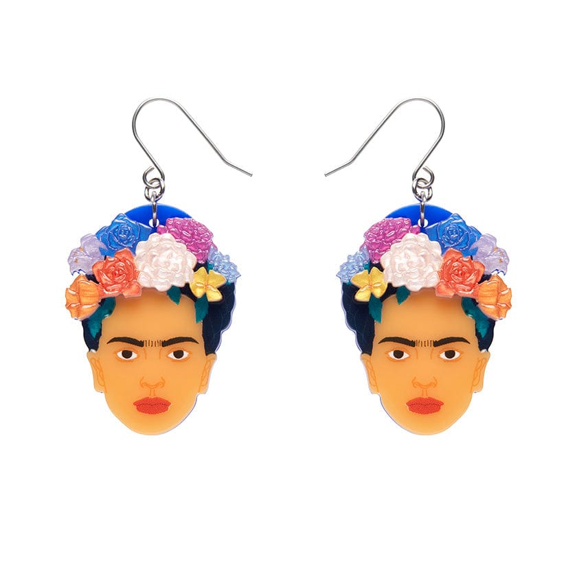 My Own Muse Frida Drop Earrings  -  Erstwilder  -  Quirky Resin and Enamel Accessories