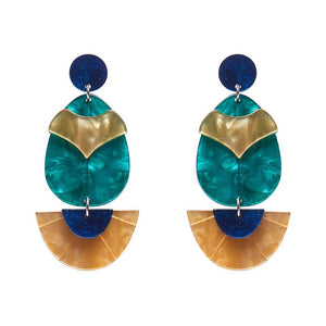 Secret Scarab Drop Earrings