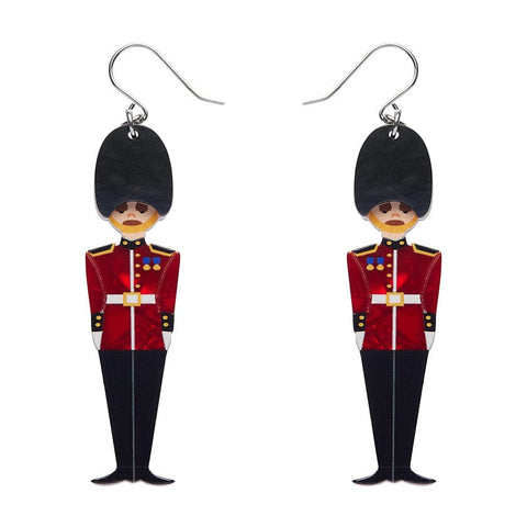 Changing of the Guard Drop Earrings  -  Erstwilder  -  Quirky Resin and Enamel Accessories