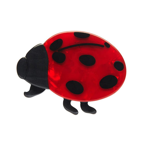 Gentle LadybirdÂ Mini Brooch  -  Erstwilder  -  Quirky Resin and Enamel Accessories