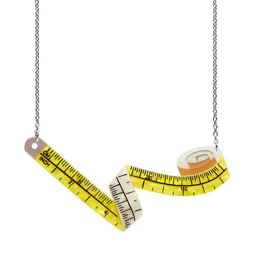 Measure Up Necklace  -  Erstwilder  -  Quirky Resin and Enamel Accessories