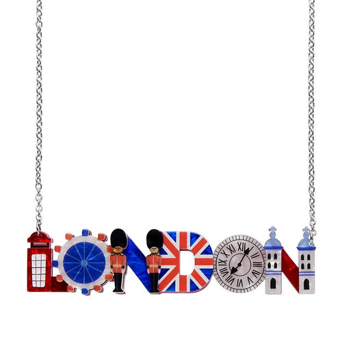 London Town Necklace  -  Erstwilder  -  Quirky Resin and Enamel Accessories