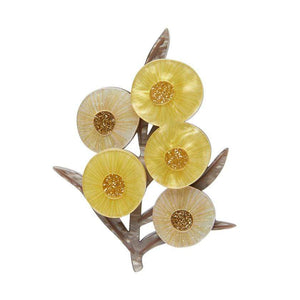 Erstwilder A Walk in the Wattle Brooch BH7272-6065